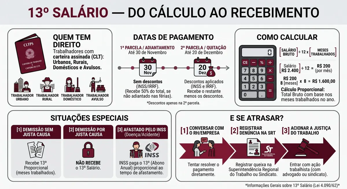 13º salário: entenda o pagamento e saiba como calcular o valor