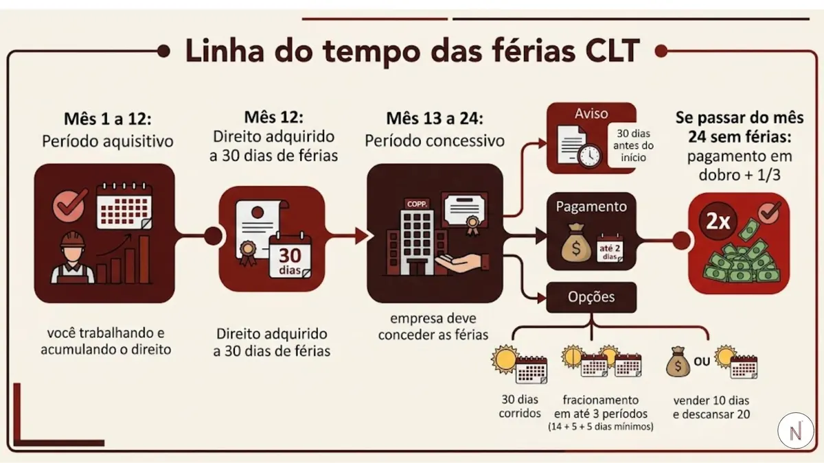 Férias do trabalho: o guia completo sobre os seus direitos como trabalhador CLT