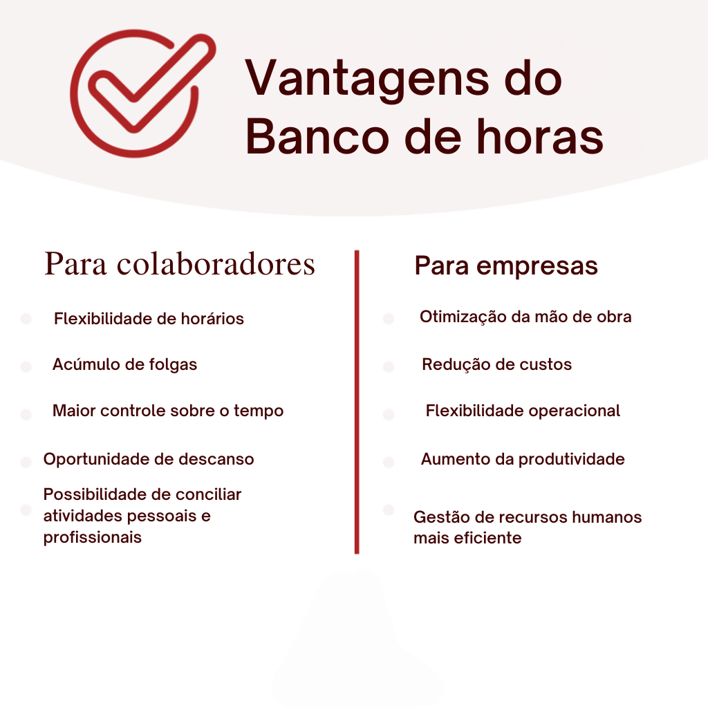 Banco de horas: vantagens