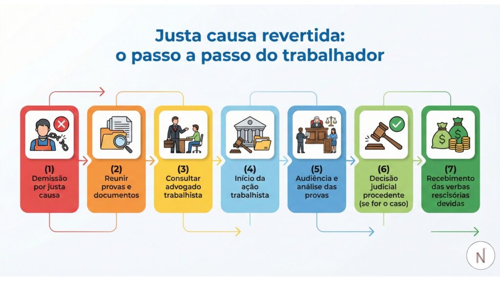 Reversão da Justa causa - o passo a passo do trabalhador